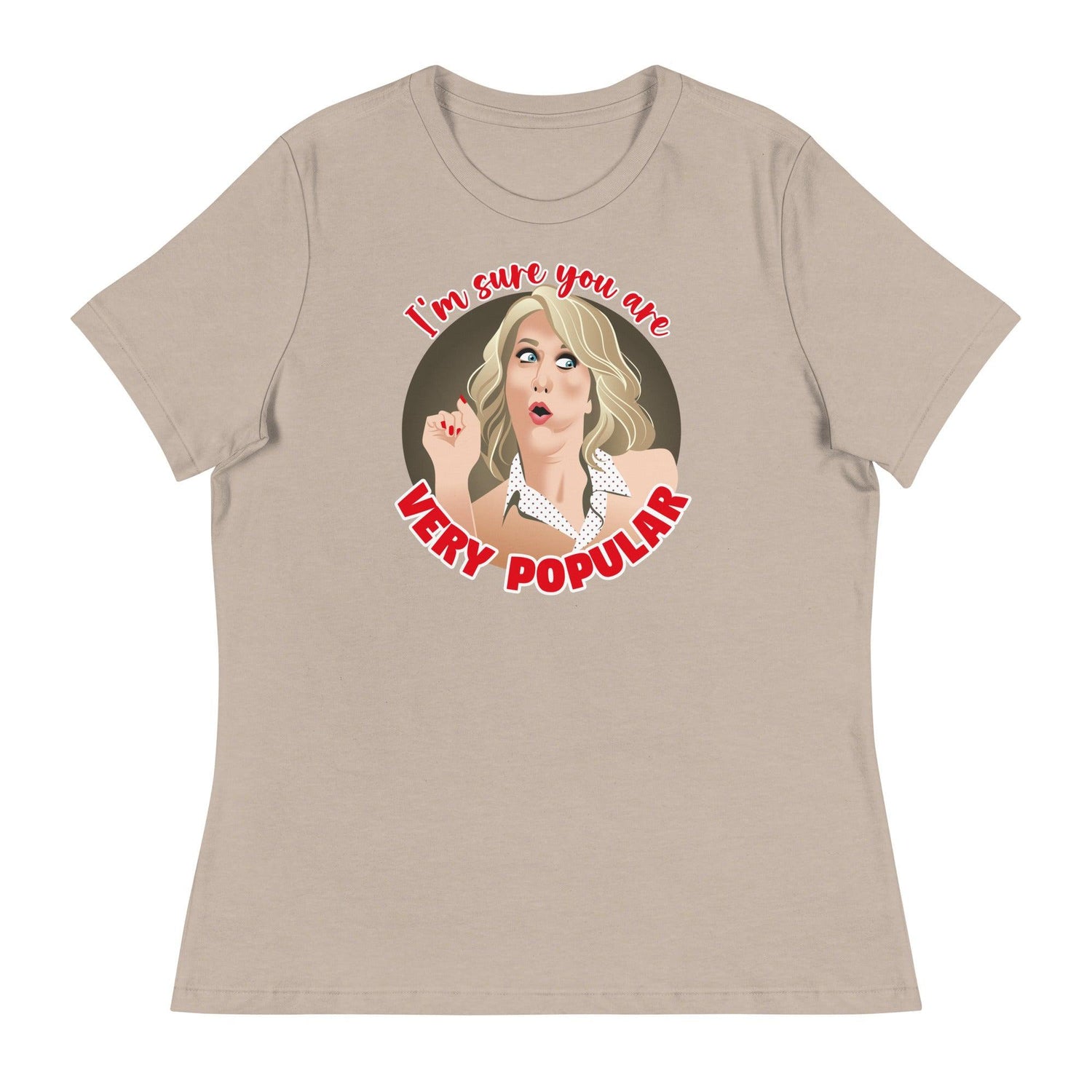 Very Popular (Women's Relaxed T-Shirt)-Women's T-Shirts-Swish Embassy