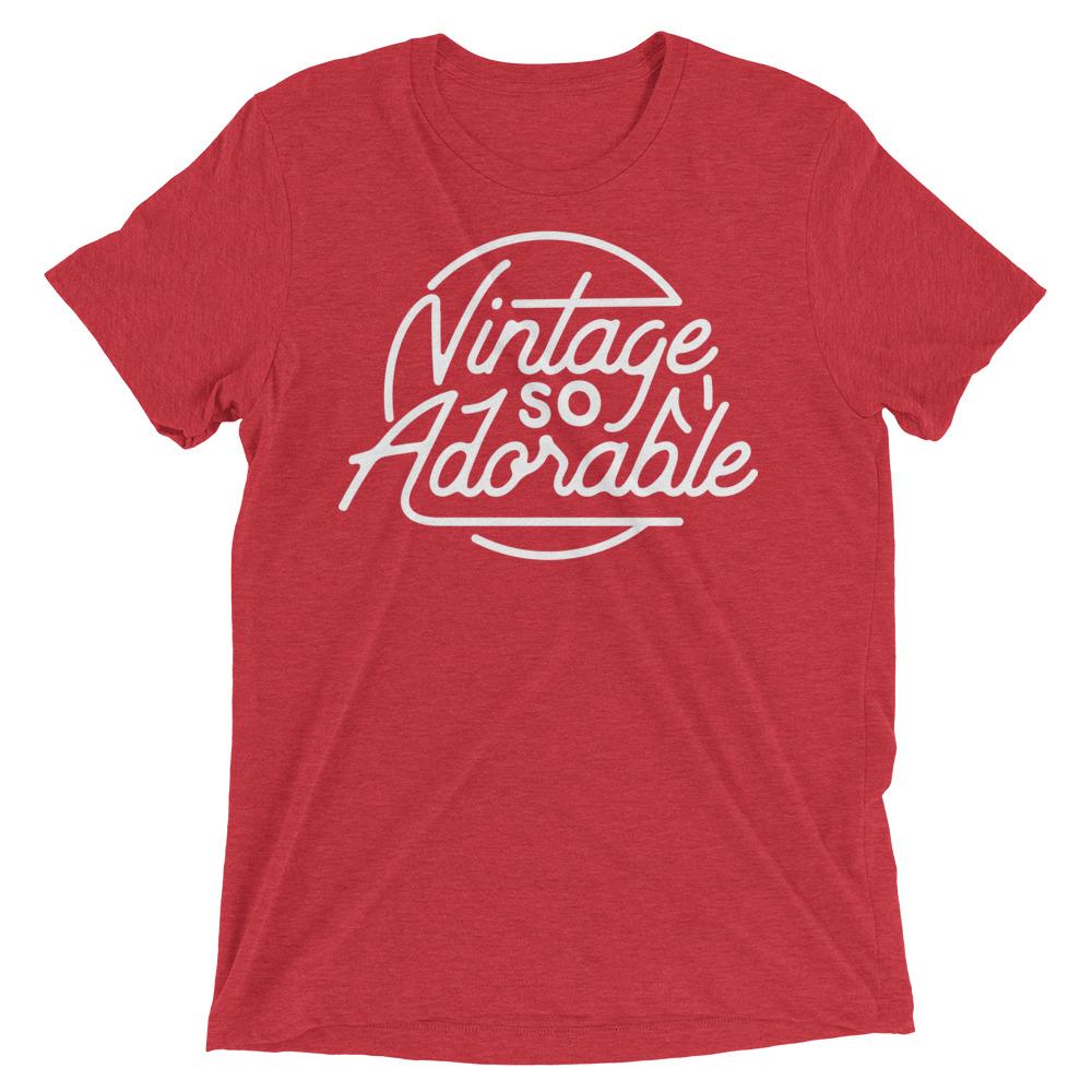 Vintage So Adorable (Triblend)-Triblend T-Shirt-Swish Embassy