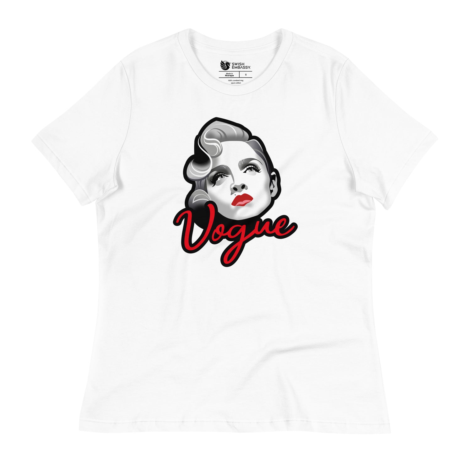Vogue (Women's Relaxed T-Shirt)-Women's T-Shirts-Swish Embassy