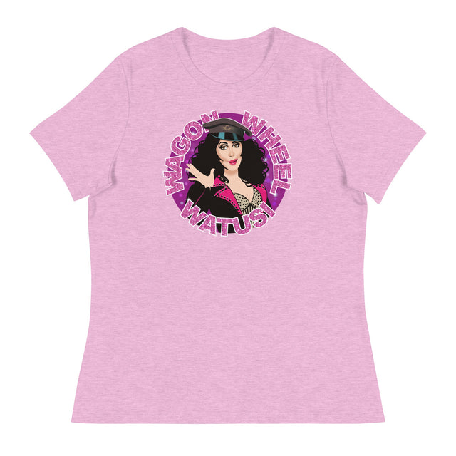 Wagonwheel Watusi (Women's Relaxed T-Shirt)-Women's T-Shirts-Swish Embassy