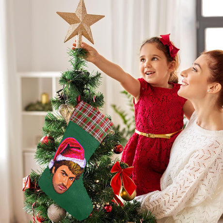 Wake Me Up Before You Ho Ho (Sequin Christmas Stocking)-Christmas Stockings-Swish Embassy