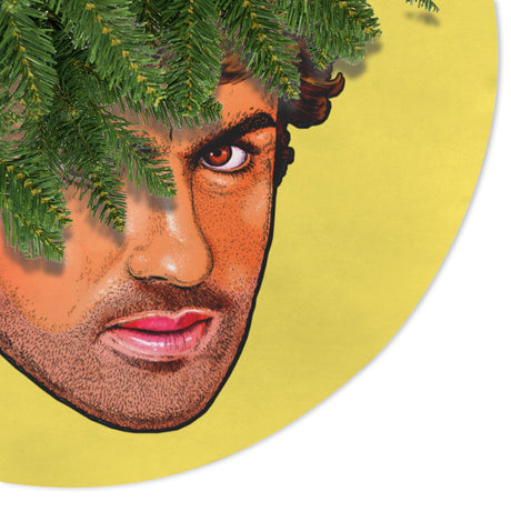 Wake Me Up Before You Ho Ho (Tree Skirt)-Tree Skirts-Swish Embassy