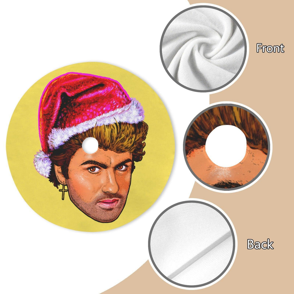 Wake Me Up Before You Ho Ho (Tree Skirt)-Tree Skirts-Swish Embassy