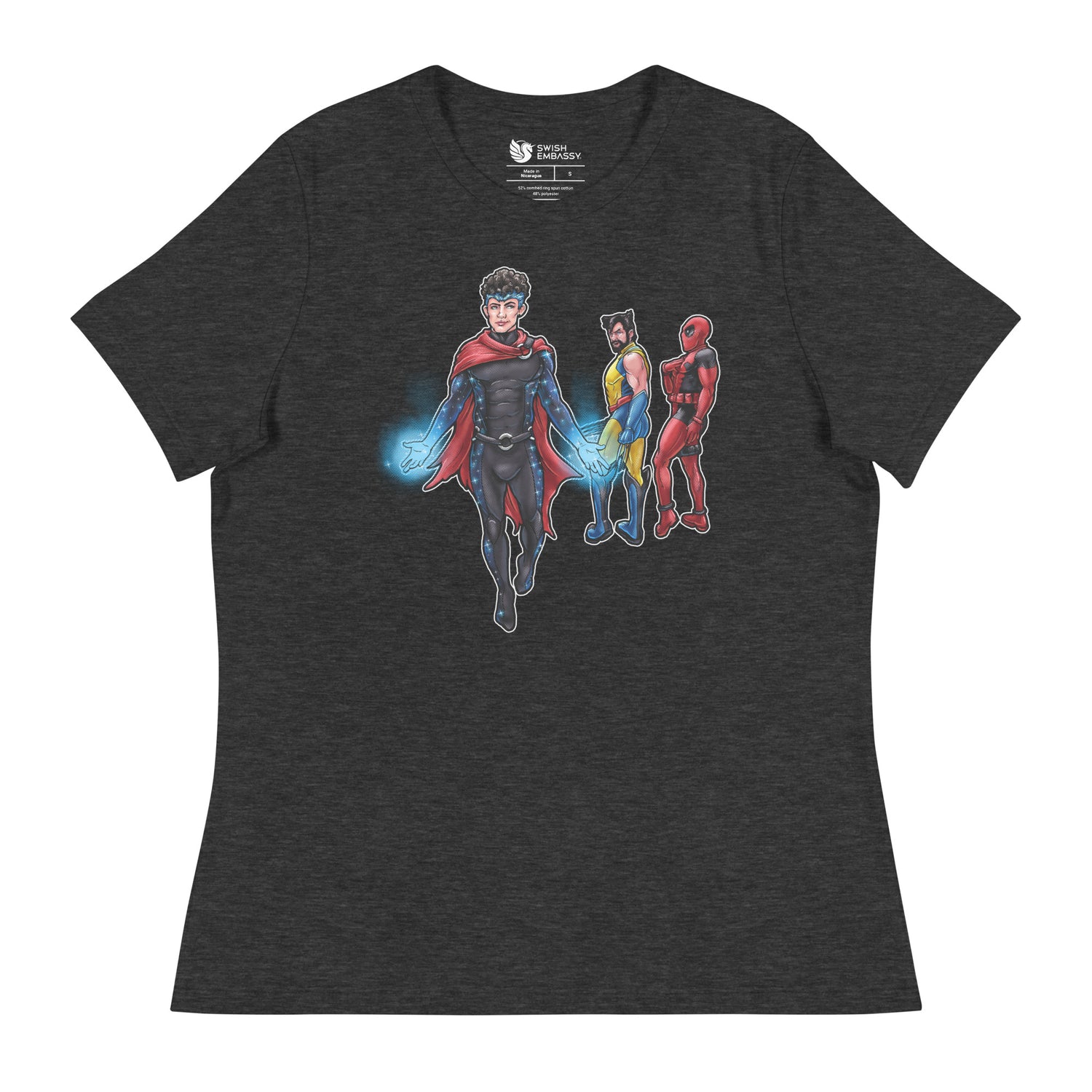 Wanda-ring Eye (Women's Relaxed T-Shirt)-Women's T-Shirts-Swish Embassy