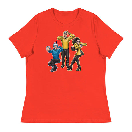 Warp that Effing Duck (Women's Relaxed T-Shirt)-Women's T-Shirts-Swish Embassy