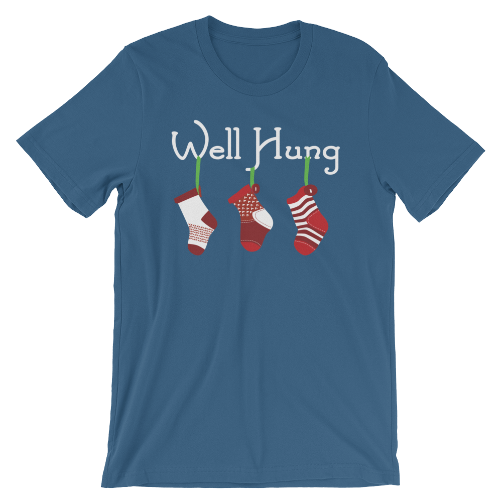 Well Hung Stockings-Christmas T-Shirts-Swish Embassy