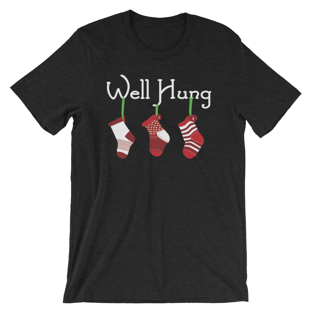 Well Hung Stockings-Christmas T-Shirts-Swish Embassy