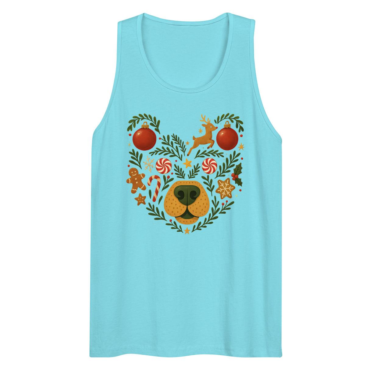 Winter Bear (Tank top)-Tank Top-Swish Embassy