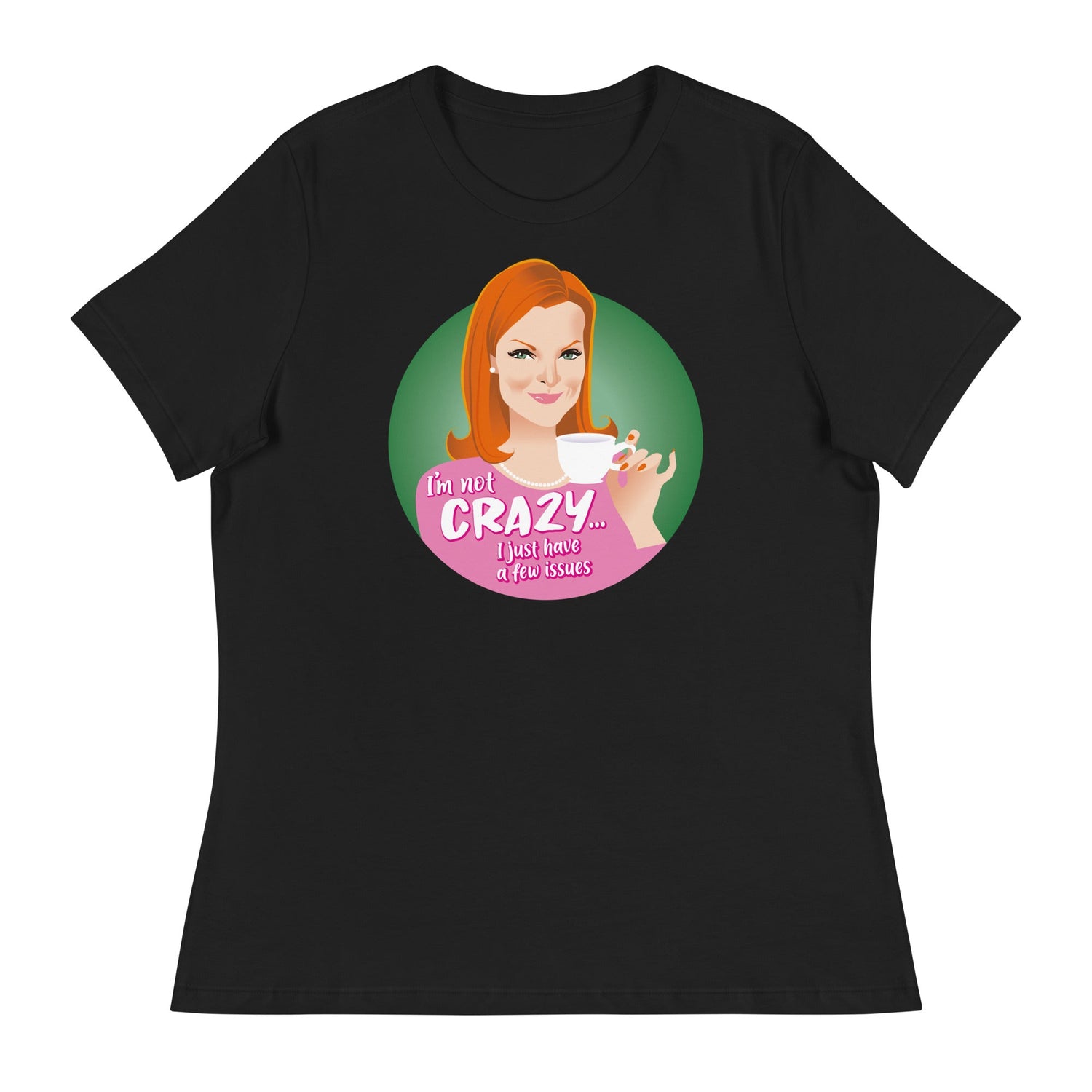 Wysterical (Women's Relaxed T-Shirt)-Women's T-Shirts-Swish Embassy