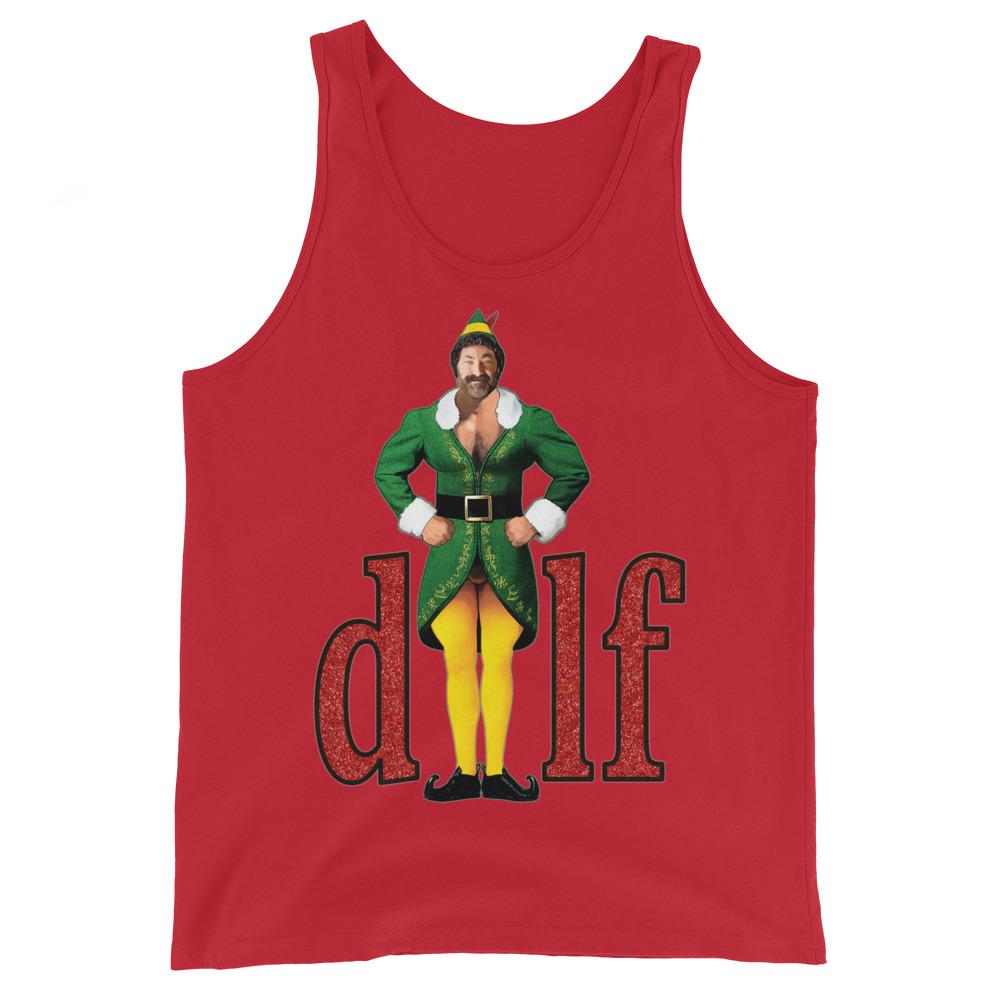 XMas DILF (Tank Top)-Christmas Tank Tops-Swish Embassy
