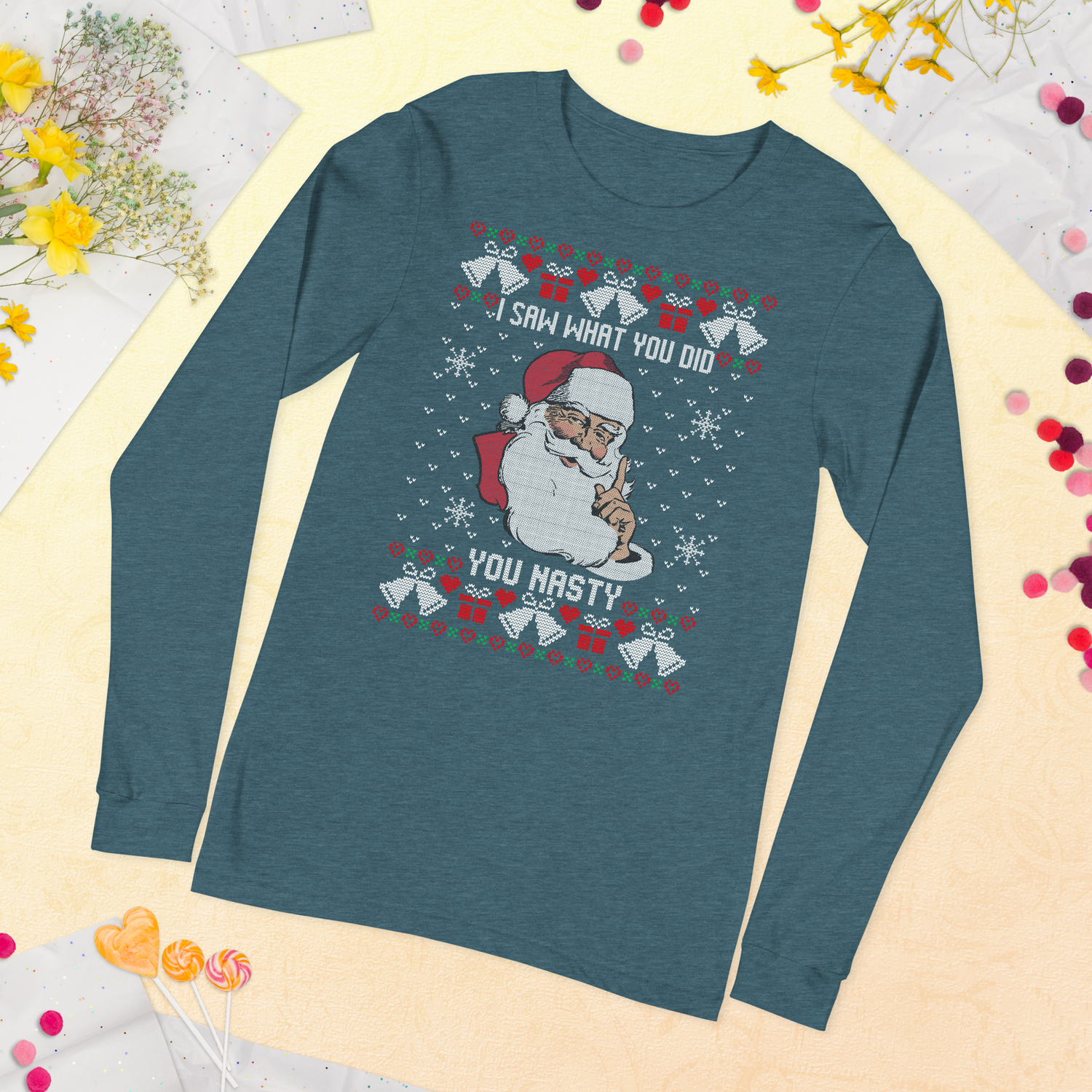 You Nasty (Ugly Christmas)-T-Shirts-Swish Embassy
