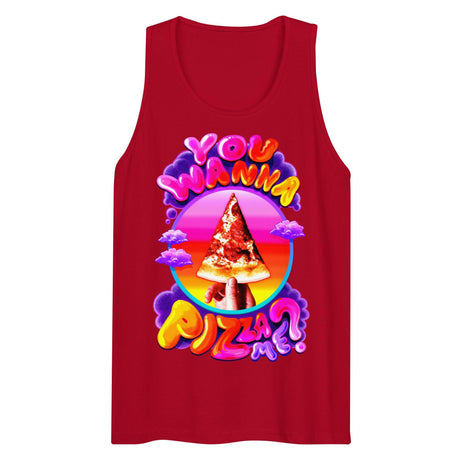 You Wanna Pizza Me? (Tank Top)-Tank Top-Swish Embassy