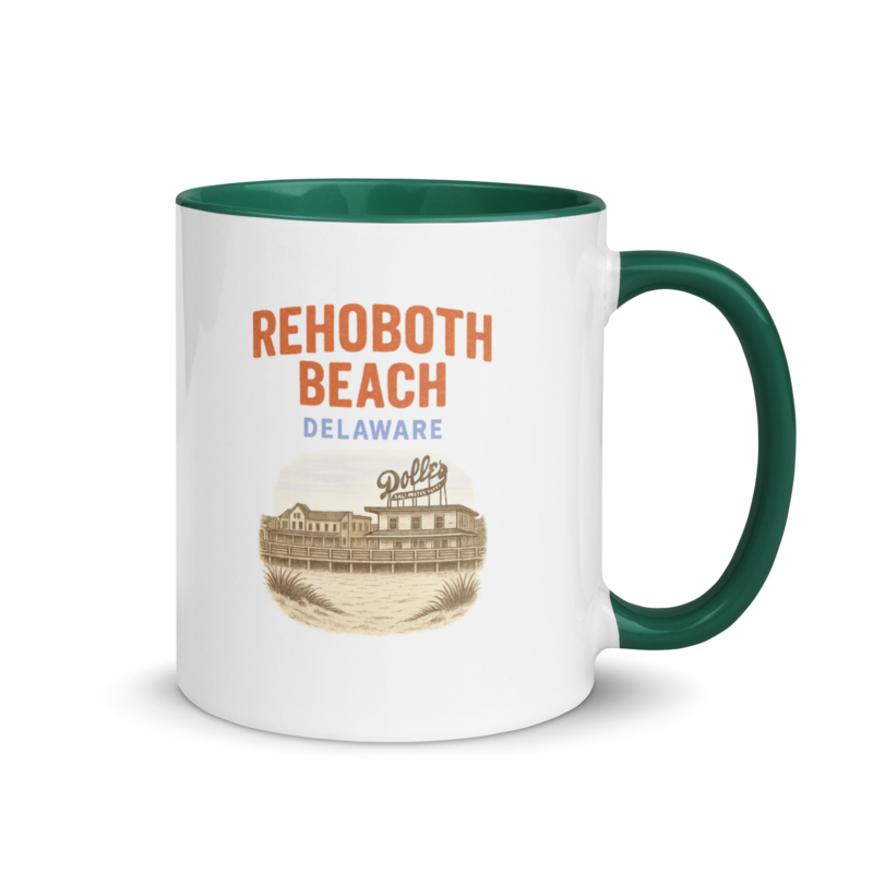 Rehoboth Beach (Mug) - Dark Green