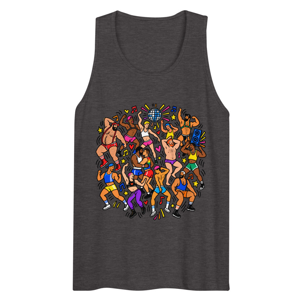 Can't Stop Won't Stop (Tank Top) - Charcoal Heather