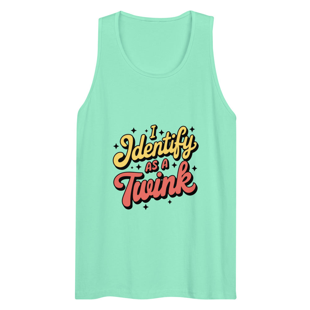 I Identify as a Twink (Tank Top) - Mint