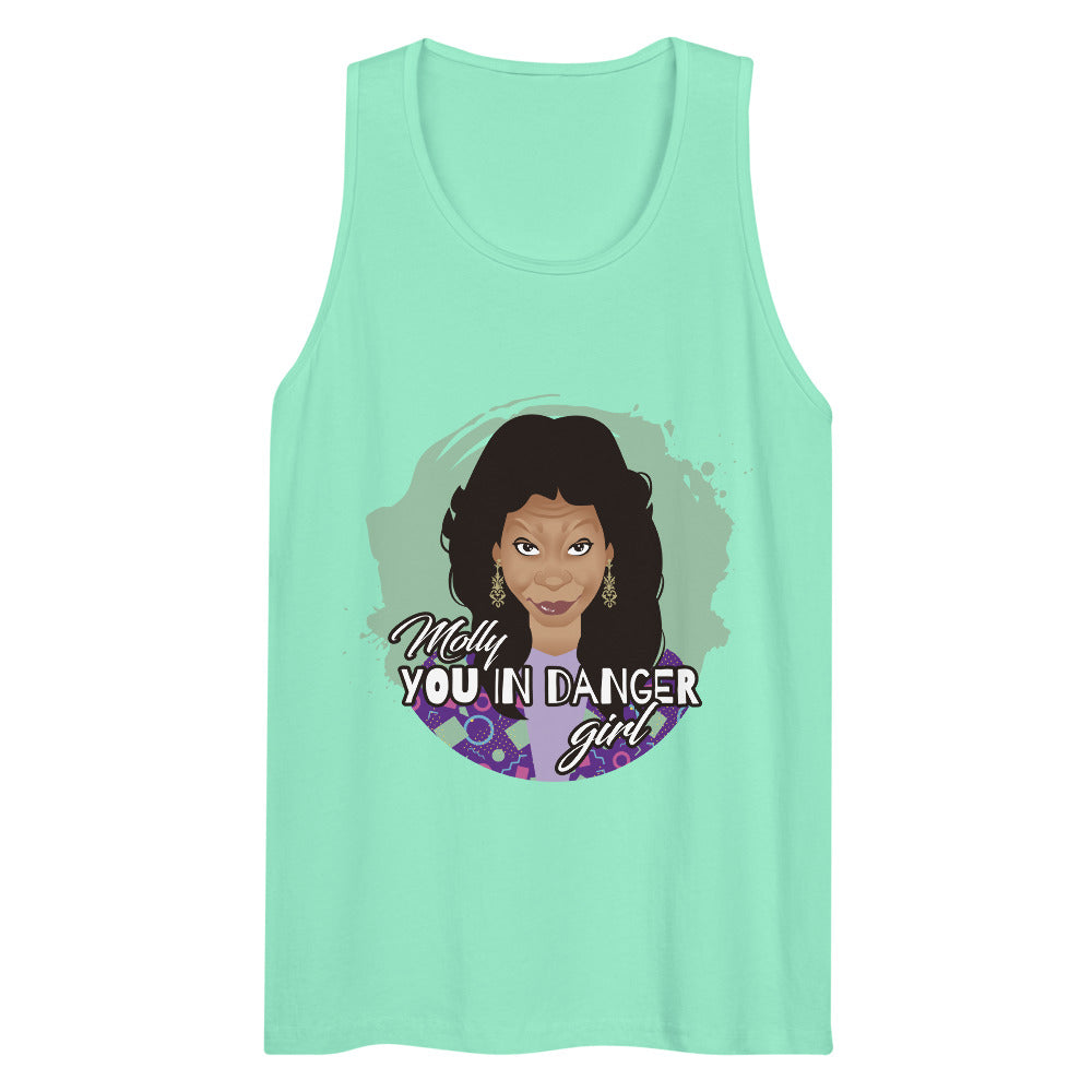 Molly You in Danger Girl (Tank Top) - Mint