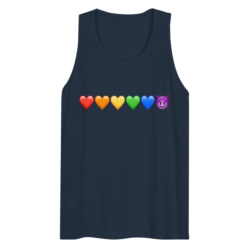 Devil Made Me Do It (Tank Top) - Navy