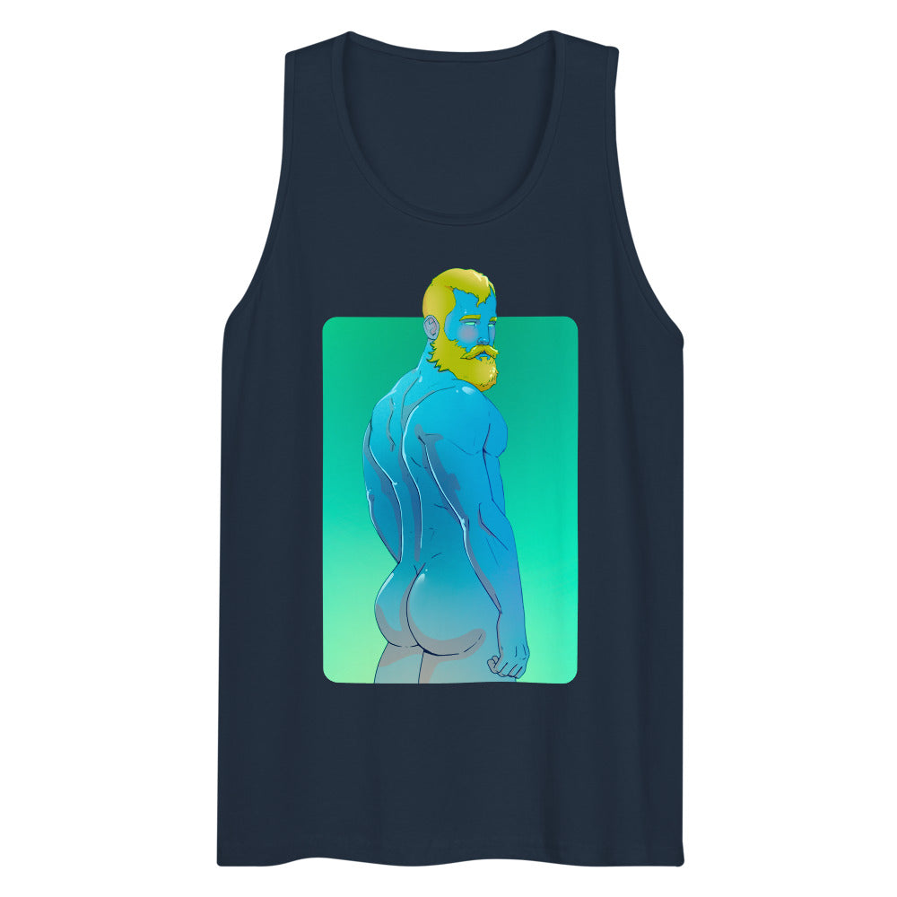Scandinavian Tan (Tank Top) - Navy