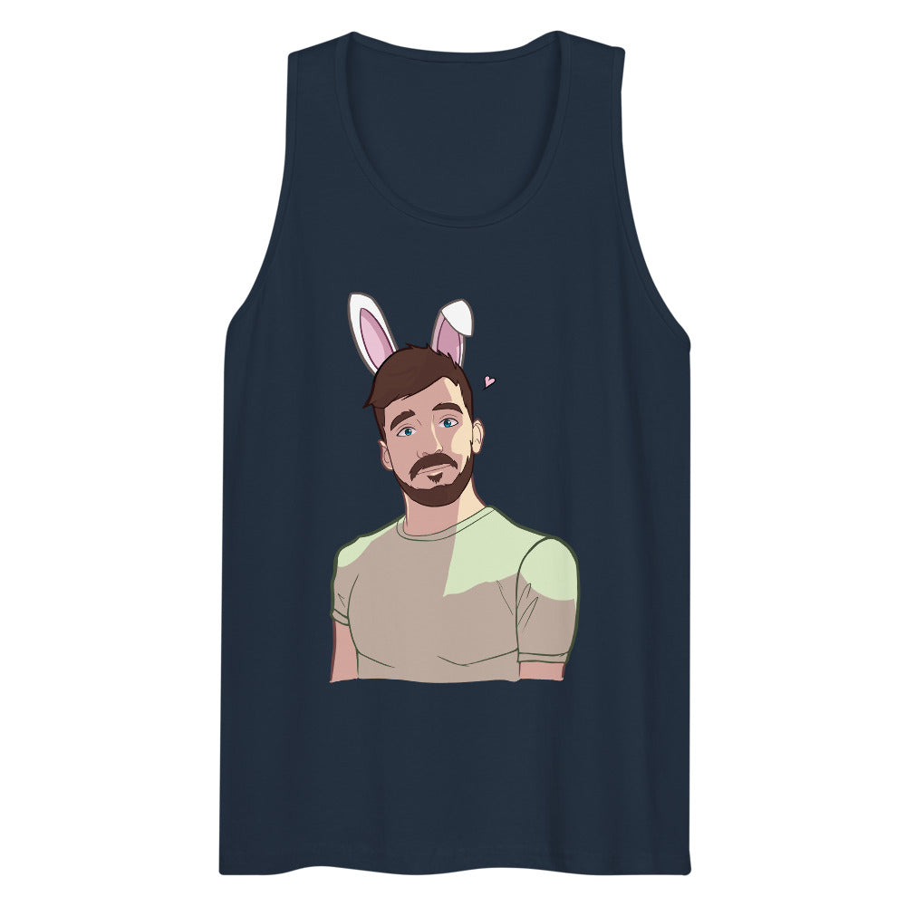 I'm a Bunny, Duh! (Tank Top) - Navy