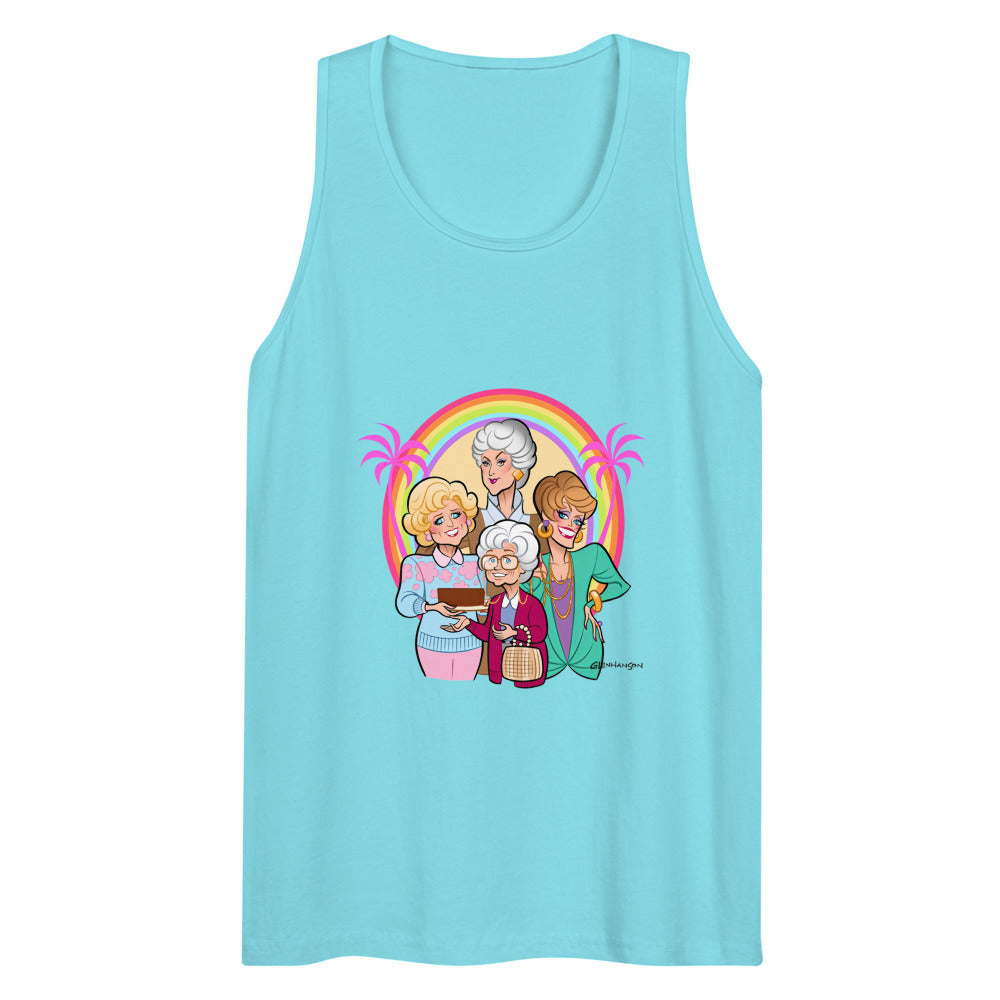 Miami is Proud (Tank Top) - Pacific Blue