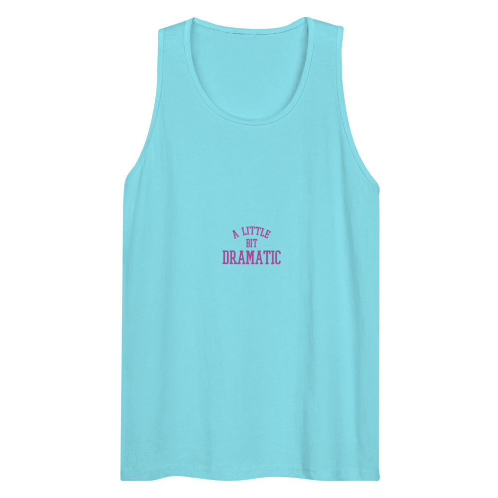 A Little Bit Dramatic (Tank Top) - Pacific Blue