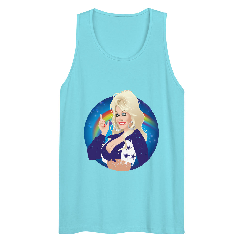 Here Comes the Rainbow (Tank Top) - Pacific Blue