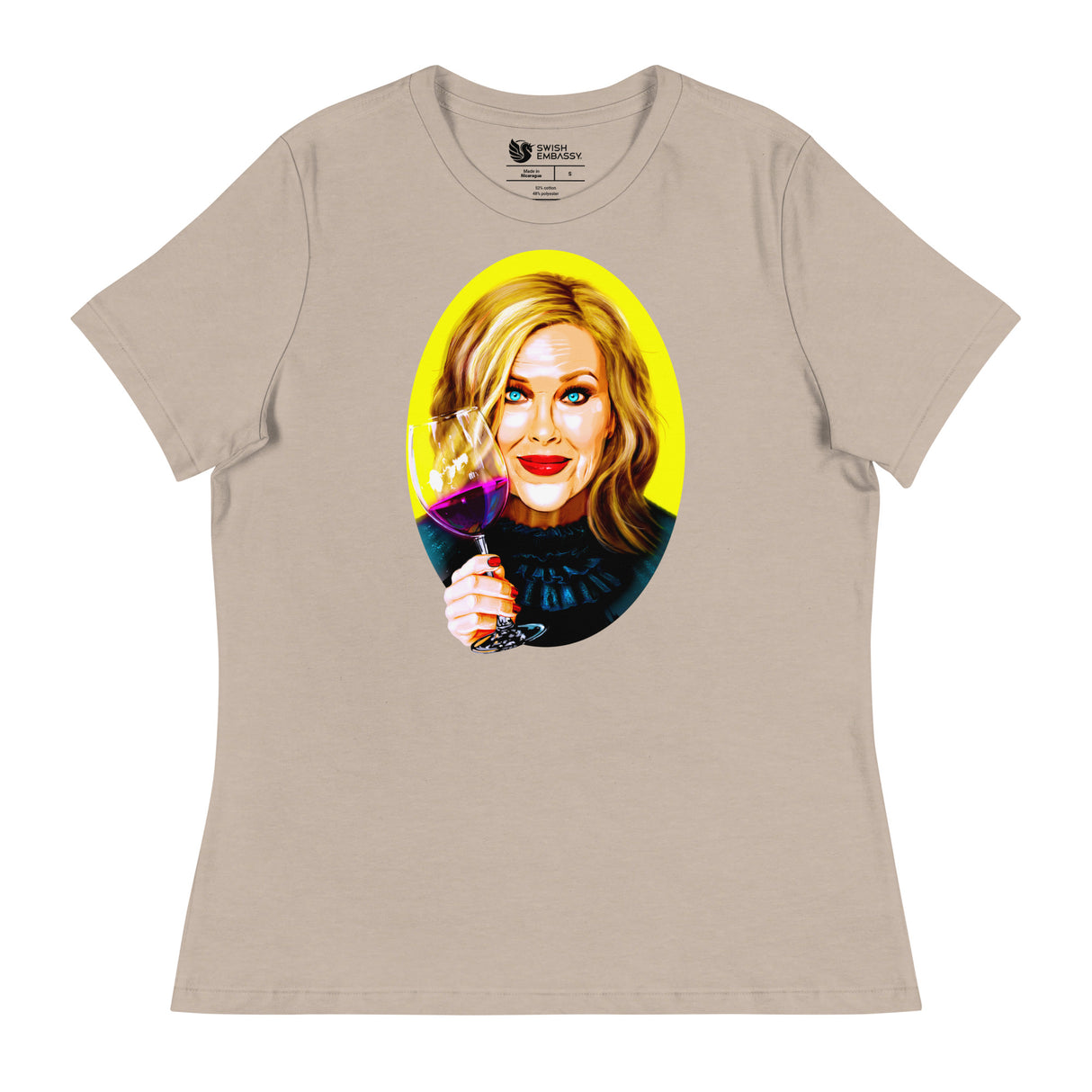 A Lotta Bit Chardonnay (Women's Relaxed T-Shirt)-Women's T-Shirts-Swish Embassy