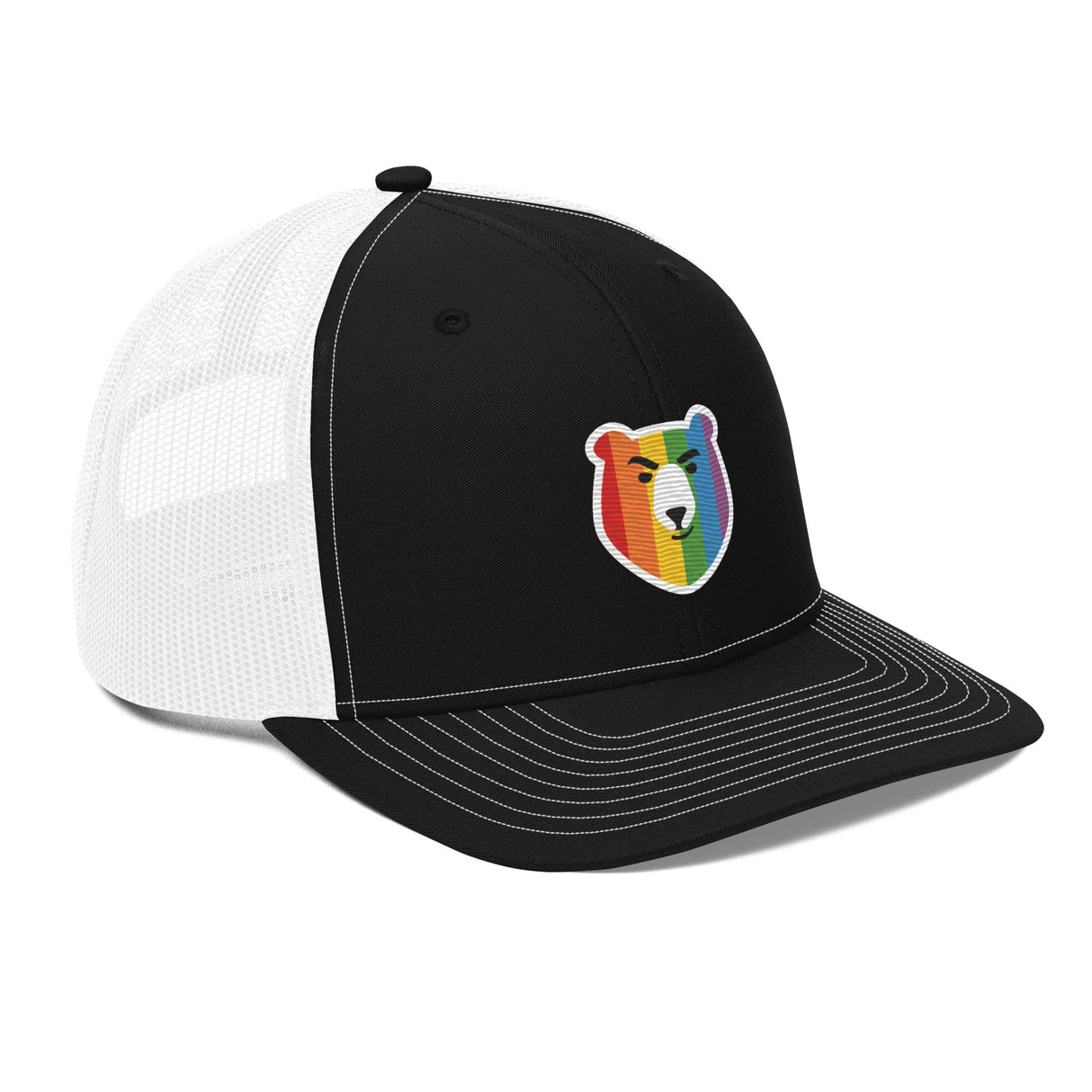 Bear Face Rainbow (Headwear)-Headwear-Swish Embassy