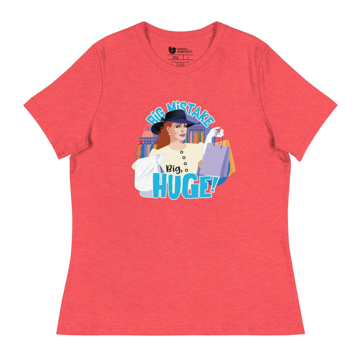 Big Mistake (Women's Relaxed T-Shirt)-Women's T-Shirts-Swish Embassy