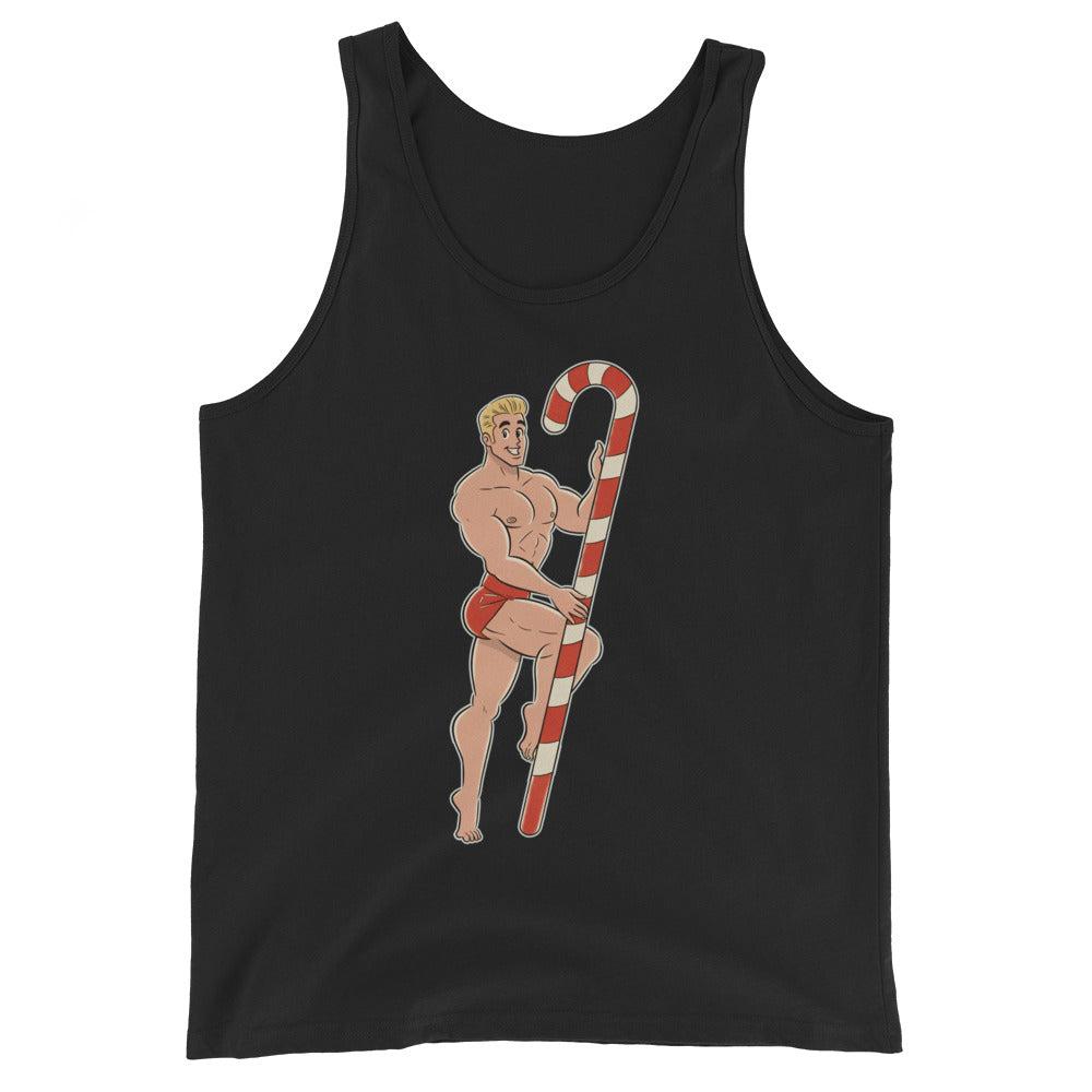 Candy Cane Crush (Tank Top)-Christmas Tank Tops-Swish Embassy