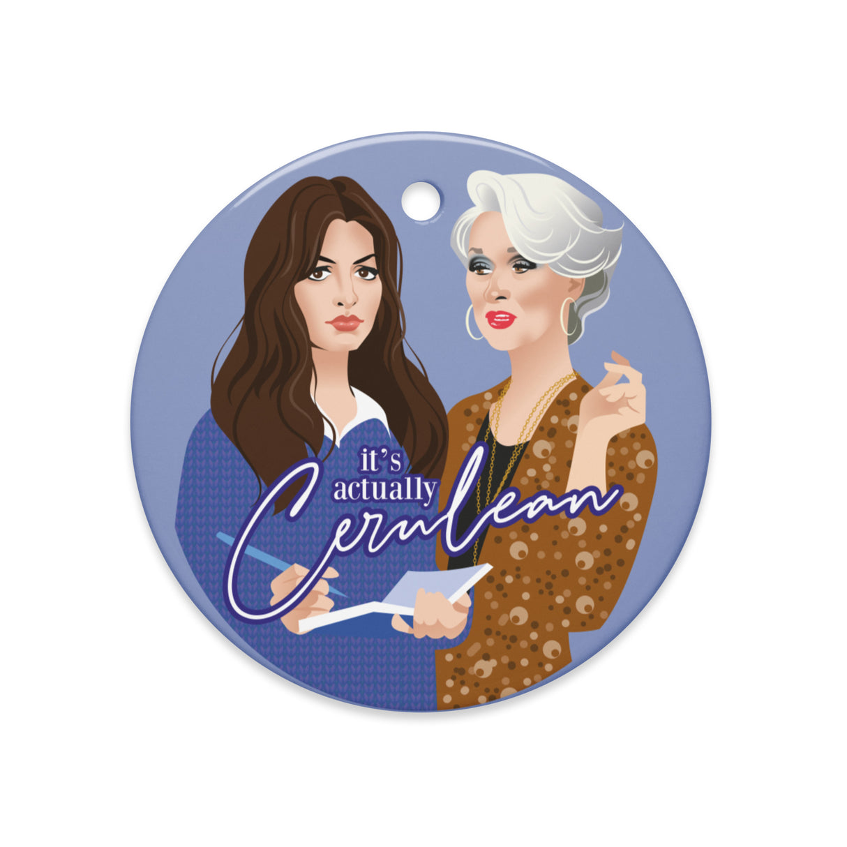 Cerulean (Ceramic ornament)-Ceramic Ornament-Swish Embassy