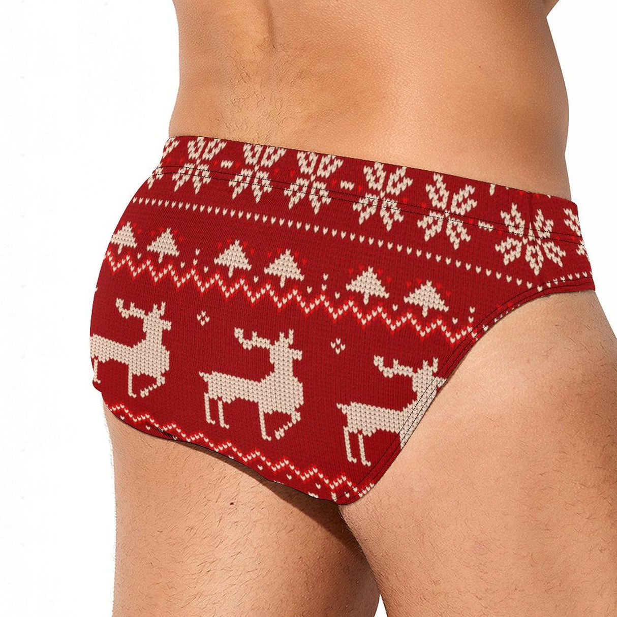 Christmas Sweater (Swim Briefs)-Swim Briefs-Swish Embassy