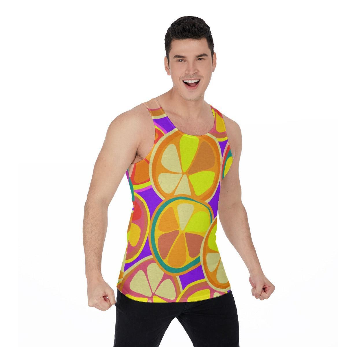 Citrus (Allover Tank Top)-Allover Tank Top-Swish Embassy