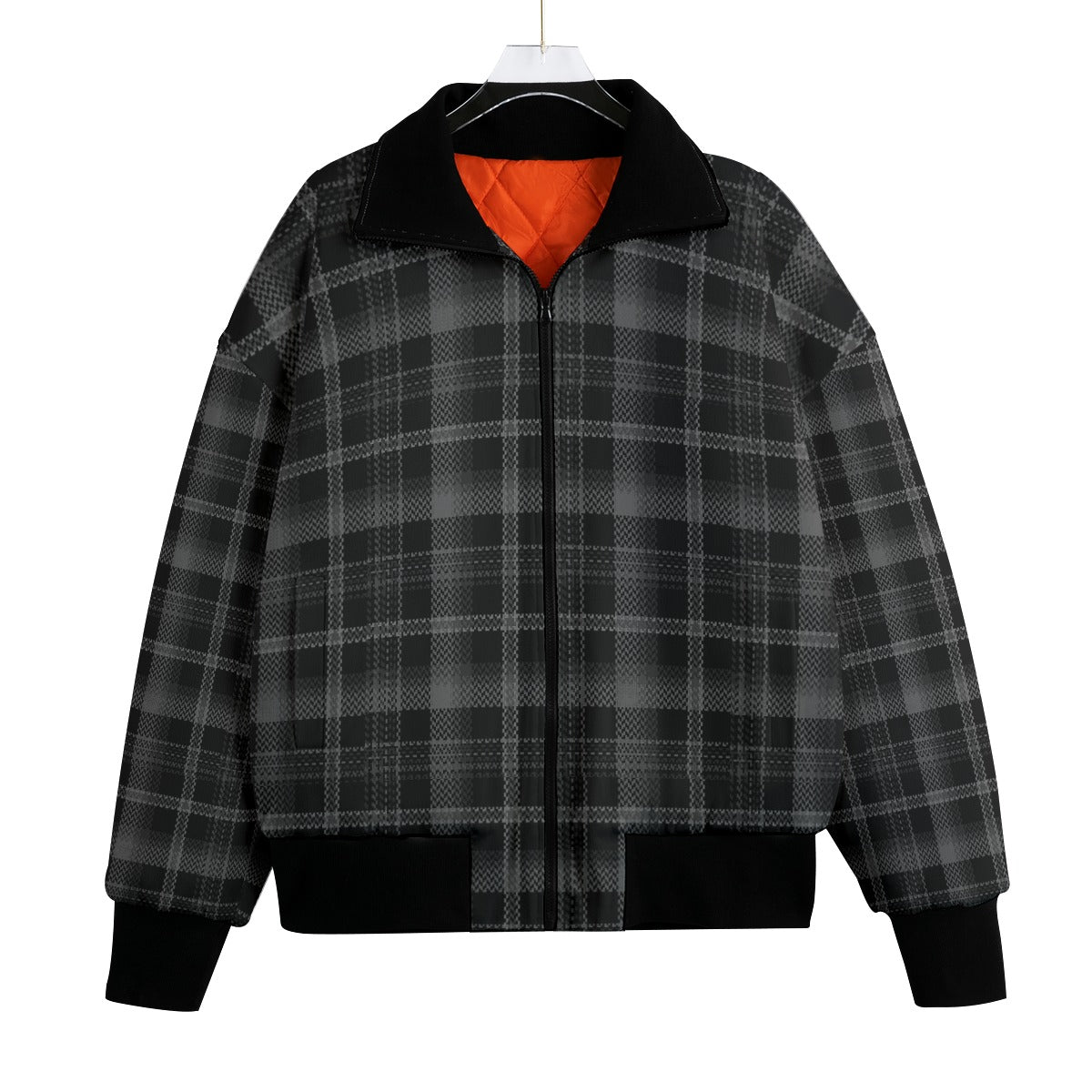 Dark Checks (Fleece Jacket)-Fleece Jacket-Swish Embassy