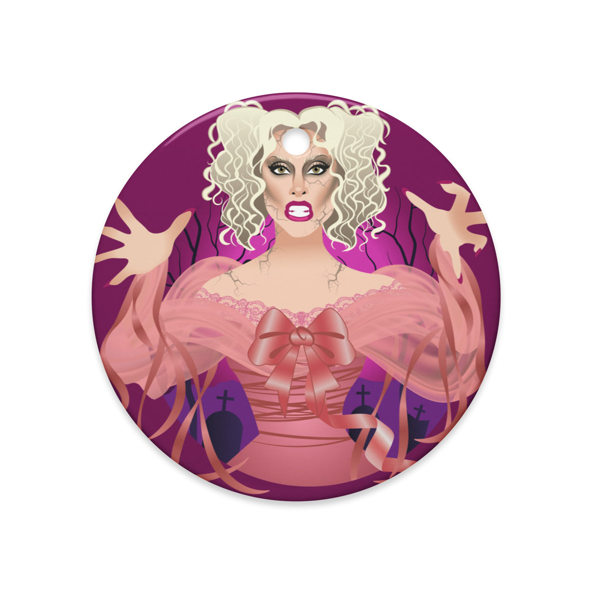 Dead Dance (Ceramic ornament)-Ceramic Ornament-Swish Embassy