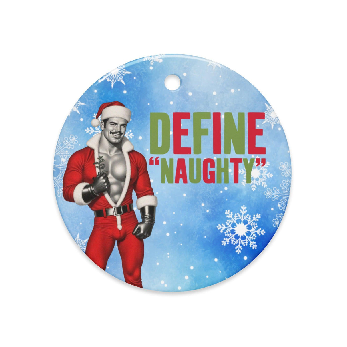 Define Naughty (Ceramic Ornament)-Ceramic Ornament-Swish Embassy