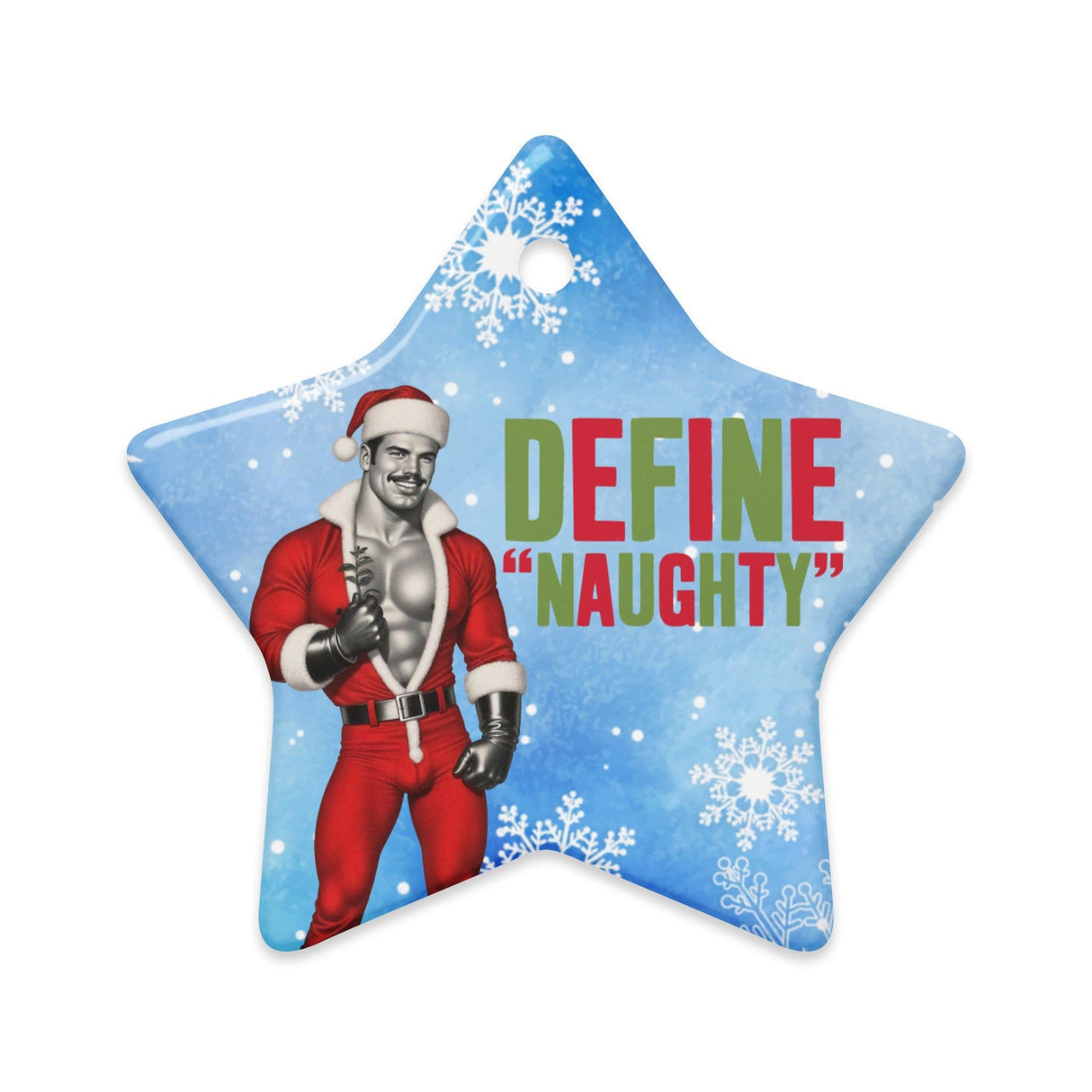 Define Naughty (Ceramic Ornament)-Ceramic Ornament-Swish Embassy