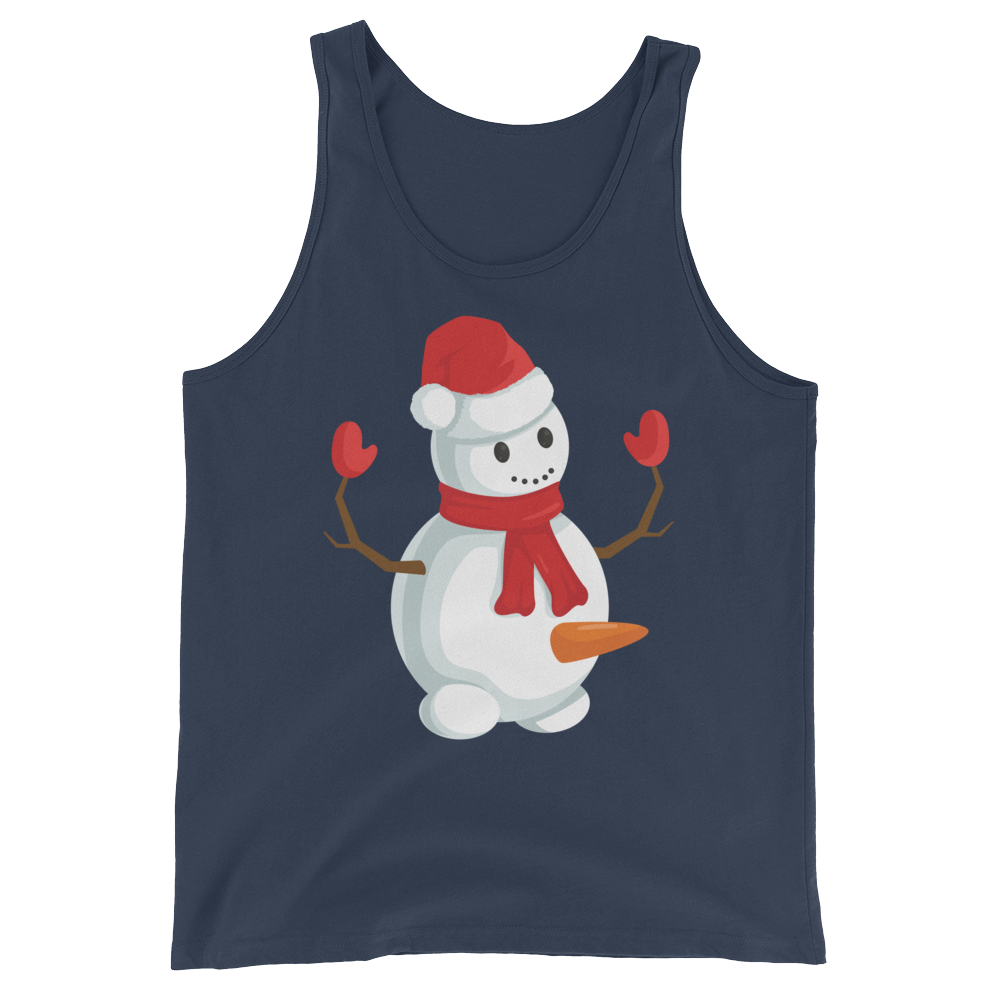 Do You Wanna Build A Snowman (Tank Top)-Christmas Tank Tops-Swish Embassy