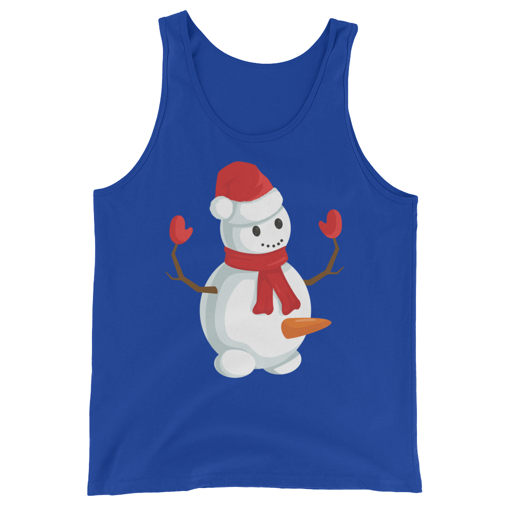 Do You Wanna Build A Snowman (Tank Top)-Christmas Tank Tops-Swish Embassy