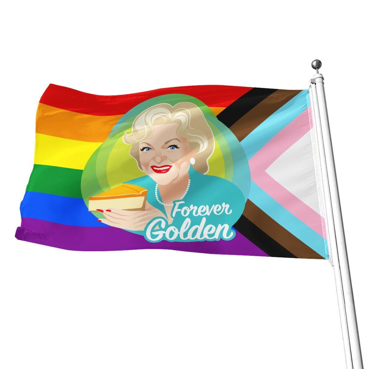 Forever Golden (Flag)-Flag-Swish Embassy
