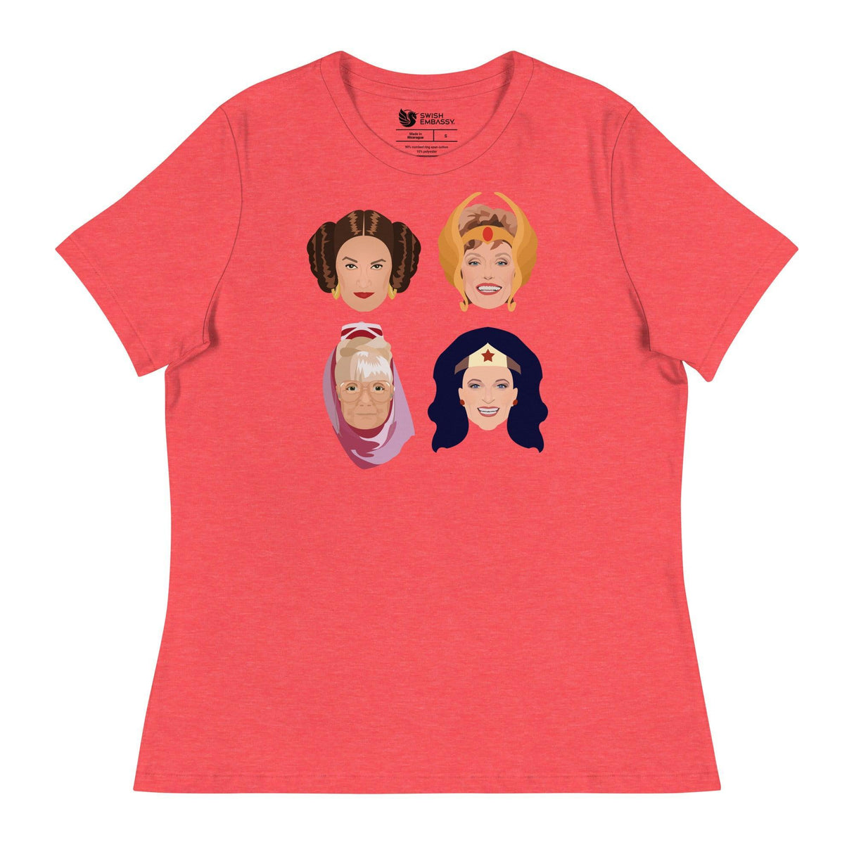 Golden League (Women's Relaxed T-Shirt)-Women's T-Shirts-Swish Embassy