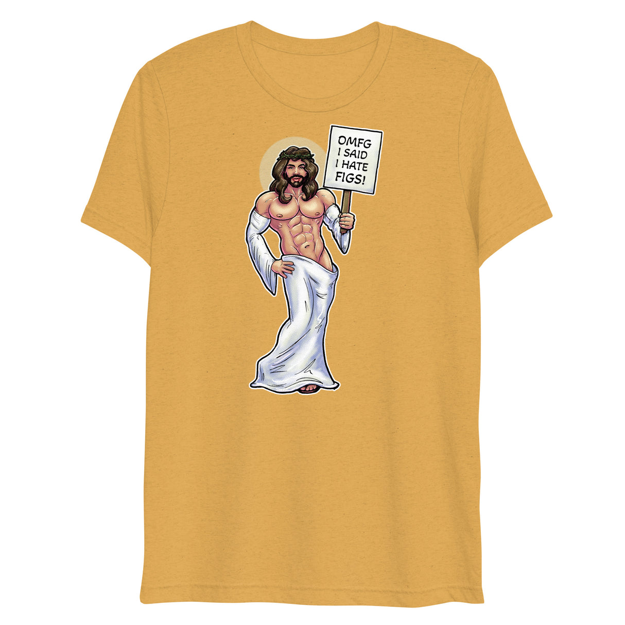 Hates Figs (Triblend)-Triblend T-Shirt-Swish Embassy