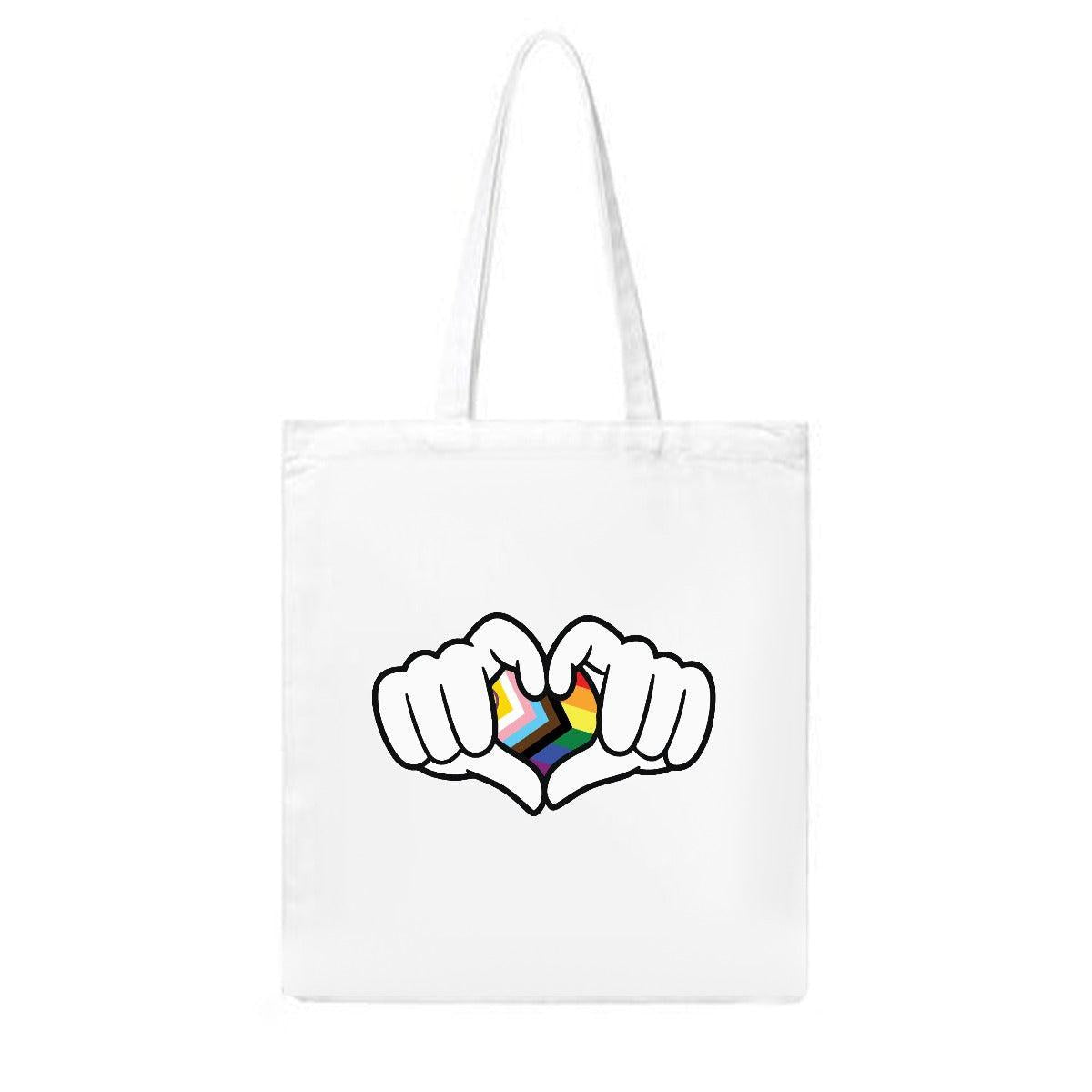Heart Hands Pride (Canvas Bag)-Canvas Bag-Swish Embassy