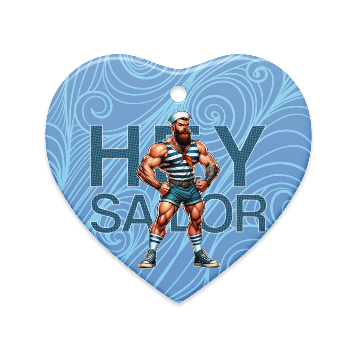 Hey Sailor (Ceramic ornament)-Ceramic Ornament-Swish Embassy