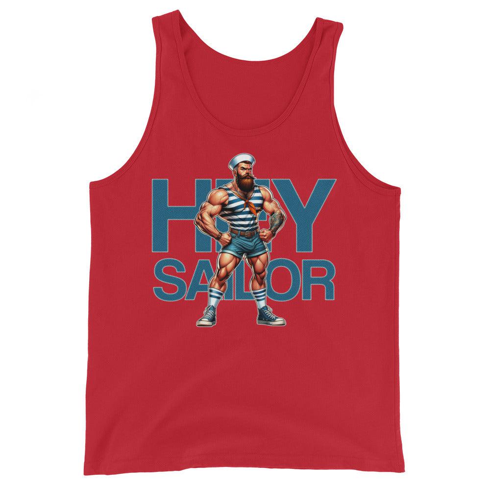 Hey Sailor (Tank Top)-Tank Top-Swish Embassy