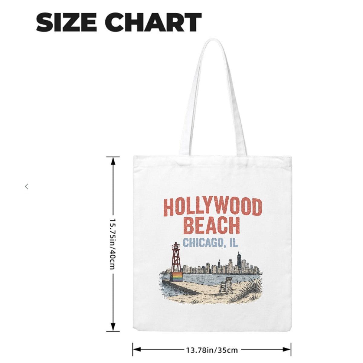 Hollywood Beach (Canvas Bag)-Canvas Bag-Swish Embassy