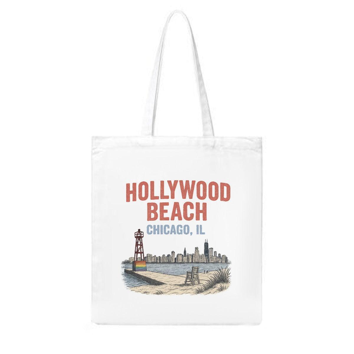 Hollywood Beach (Canvas Bag)-Canvas Bag-Swish Embassy