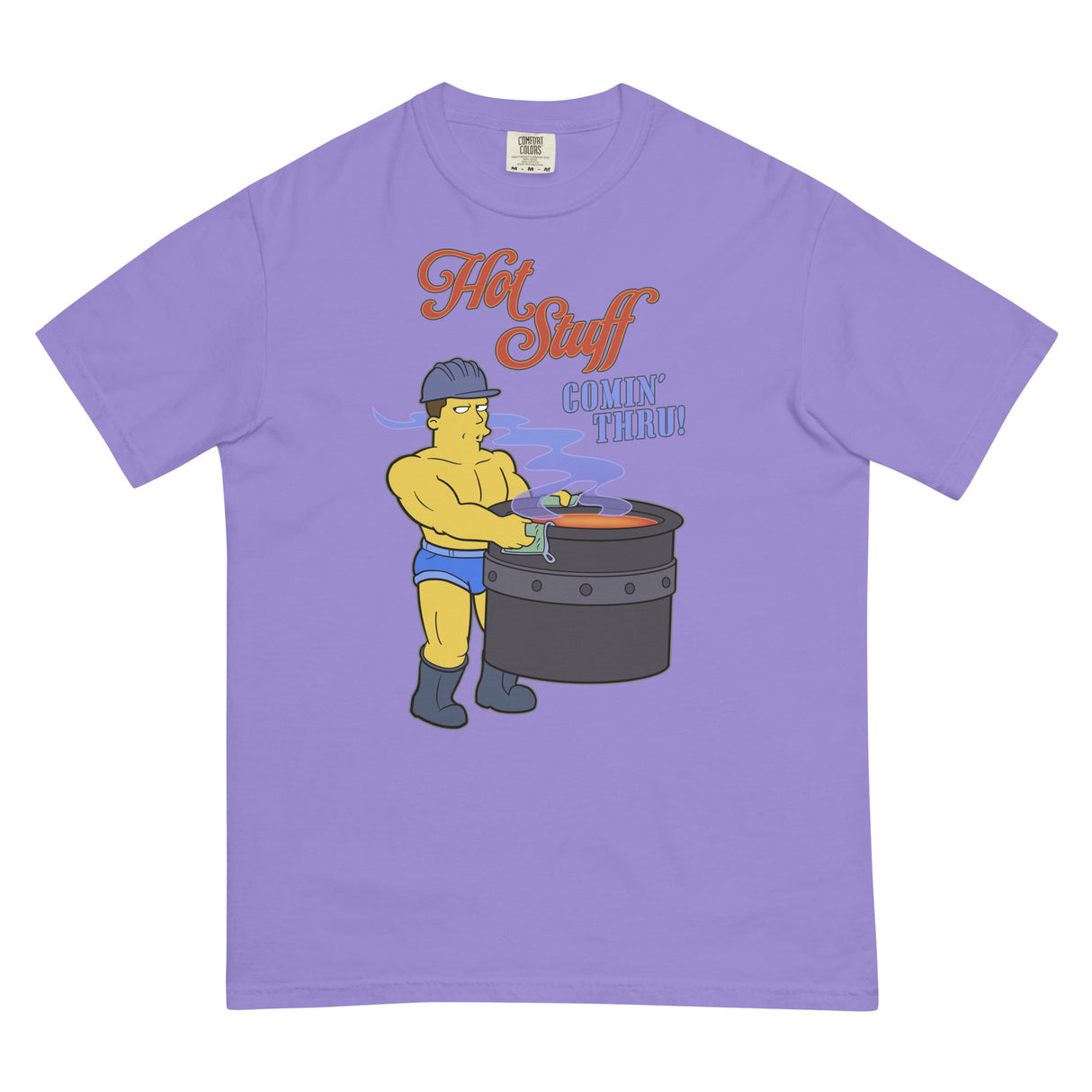 Hot Stuff Comin’ Thru (Boxy Tee)-Boxy T-Shirt-Swish Embassy