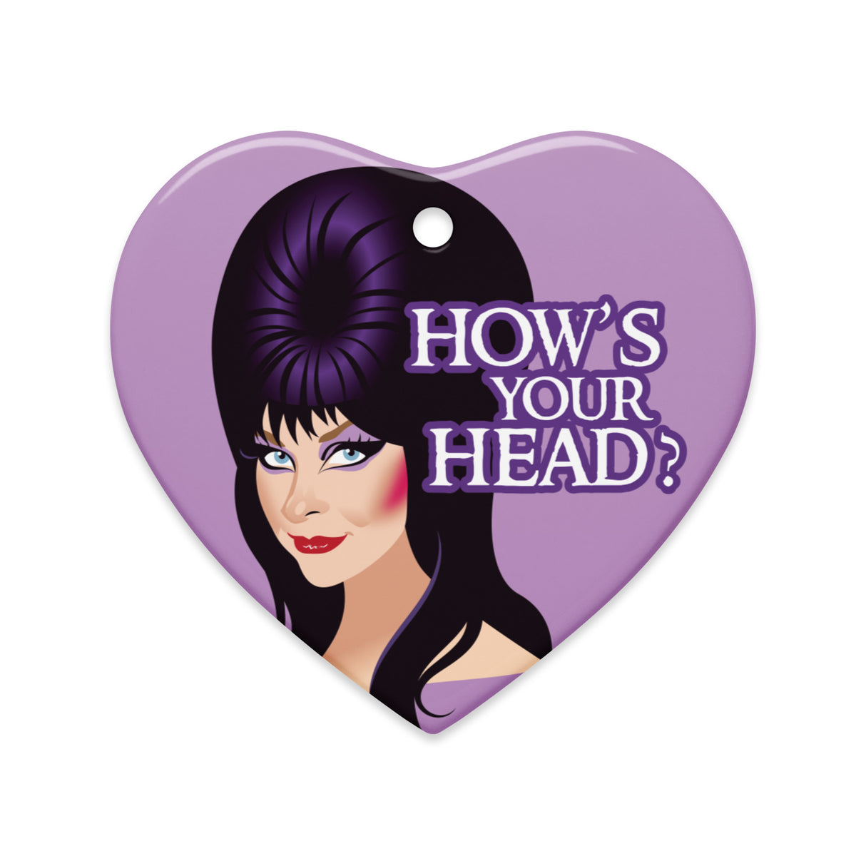 How's Your Head (Ceramic ornament)-Ceramic Ornament-Swish Embassy