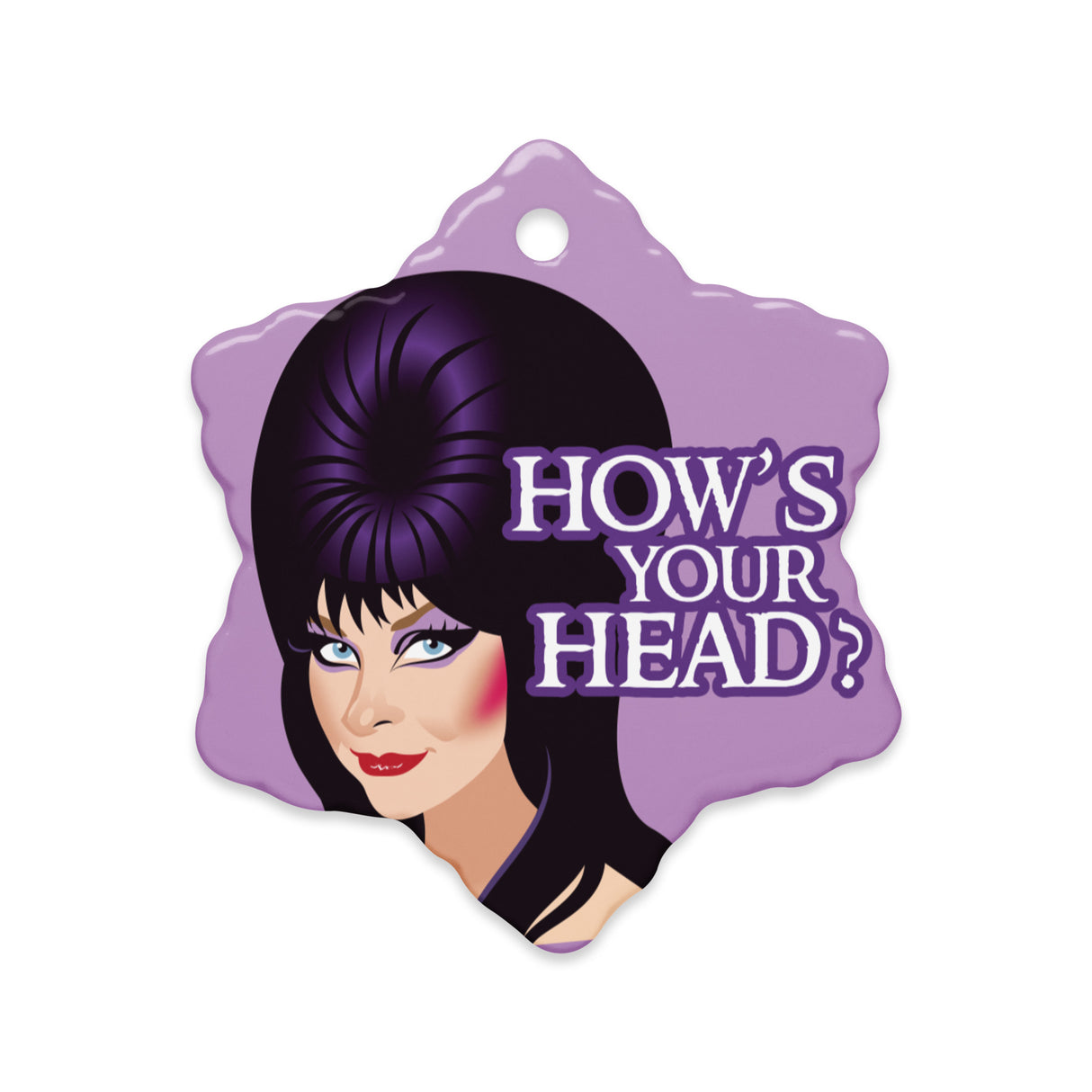 How's Your Head (Ceramic ornament)-Ceramic Ornament-Swish Embassy